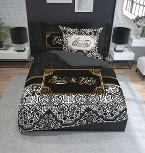 Pamučna posteljina u kraljevskom stilu 3 dijela: 1 kom 160 cmx200 + 2 kom 70 cmx80
