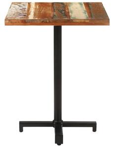 VidaXL Bistro stol četvrtasti 60 x 60 x 75 cm masivno obnovljeno drvo
