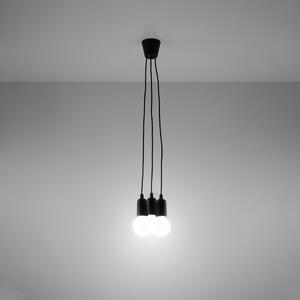 Viseća svjetiljka DIEGO 3 crna