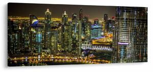 Slika noćnog grada (120x50 cm)