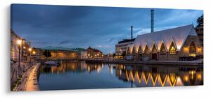 Slika vodenog kanala - Göteborg (120x50 cm)