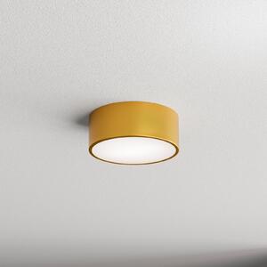 TEMAR LIGHTING Stropna svjetiljka Cleo 200, zlatna, senzor, IP54, Ø 20 cm, metalna, Zlato / mjed, Područje hodnika, Metal