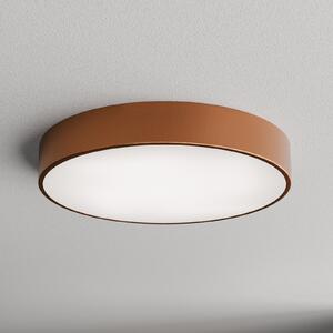 TEMAR LIGHTING Stropna svjetiljka Cleo 500, Ø 50 cm bakrena, prigušiva, Bakar, Dnevni boravak/blagovaonica, Metal