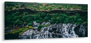 Slika slapova u prirodi (120x50 cm)
