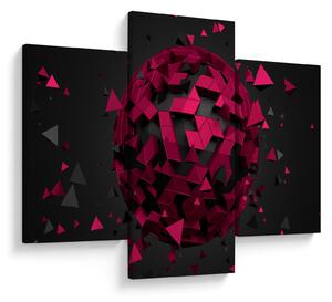 3D apstraktna slika (90x60 cm)