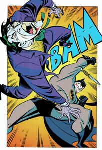 Ilustracija Joker and Batman fight, (26.7 x 40 cm)