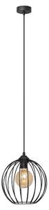 Luster na sajli MERCURE 1xE27/60W/230V pr. 24 cm crna
