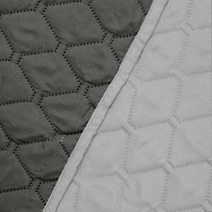 Sivi dvostrani pokrivač od mikrovlakana DecoKing Axel Charcoal Silver, 200 x 220 cm