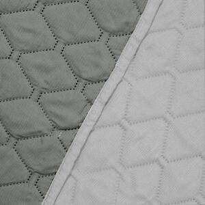 Sivi dvostrani pokrivač od mikrovlakana DecoKing Axel, 220 x 240 cm