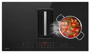 Klarstein AirJet FlexPro Down Air System | indukcijsko kuhalo + napa | Flexzona | Booster