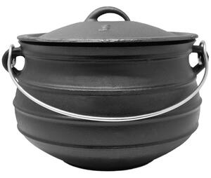 Klarstein Beefalo, lonac od lijevanog željeza, potjie, noge, veličina M, lijevano željezo, okrugli, poklopac, 8 litara