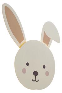 Dječja zidna svjetiljka bež boje s detaljima, uključujući LED s mogućnošću prigušivanja u 3 koraka - Benny the Bunny