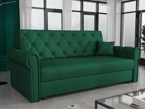 Zondo.hr Sofa na razvlačenje Clovea Roma IV (zelena) (s prostorom za odlaganje). 1105523
