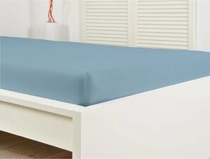 Vodonepropusna plahta za dječji krevetić JERSEY 60x120 cm svijetlo plava