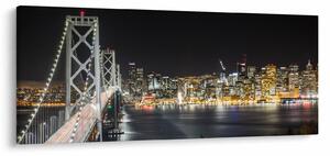Slika Brooklyn mostova i New Yorka (120x50 cm)