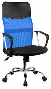 Okretna uredska stolica, Nemo, mrežasta tkanina, 61x107,5x50 cm, plava