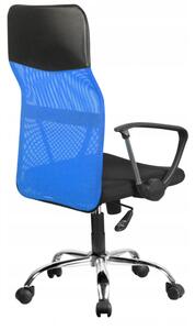Okretna uredska stolica, Nemo, mrežasta tkanina, 61x107,5x50 cm, plava