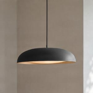 Lindby Florie LED viseća svjetiljka, crna, metal, Ø 40 cm, Crno, Dnevni boravak/blagovaonica, Metal