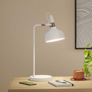 Paulmann Stolna lampa Juna STYLE, bijela, visina 51 cm, metal, Bijela, Dnevni boravak/blagovaonica, Metal