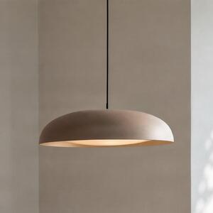 Lindby Florie LED viseća svjetiljka, bež, Ø 40 cm, metal, Bež, Dnevni boravak/blagovaonica, Metal
