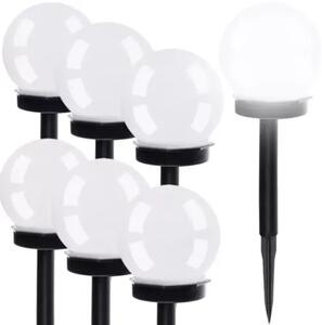 Gardlov solarne vrtne lampe kugle 6 kom – LED vrtna rasvjeta s senzorom sumraka, IP44