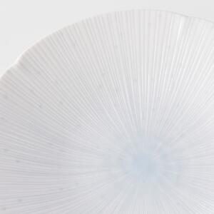 Svjetloplavi keramički tanjur za tjesteninu ø 24,5 cm ICE WHITE - MIJ