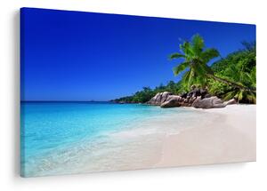 Slika plaže na otoku Praslin (90x60 cm)