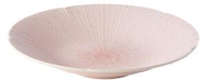 Ružičasti keramički tanjur za tjesteninu ø 24,5 cm ICE PINK - MIJ