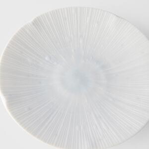 Svijetloplavi keramički desertni tanjur ø 13 cm ICE WHITE - MIJ