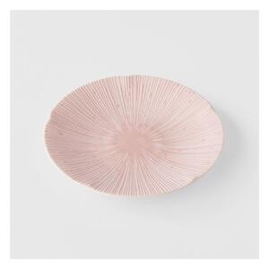 Ružičasti desertni keramički tanjur ø 13 cm ICE PINK - MIJ