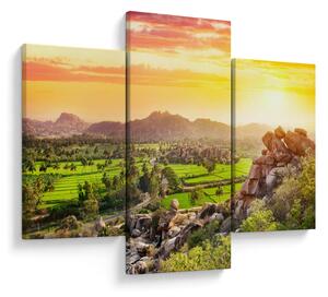 Slika doline Hampi u Indiji (90x60 cm)