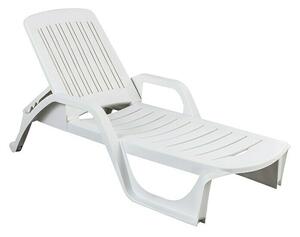 Ležaljka za plažu Tulum (Bijele boje, Plastika)