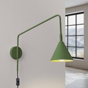 Zidna lampa NOX maslinasto zelena