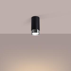 Stropna lampa NERO 12,5 crna/krom