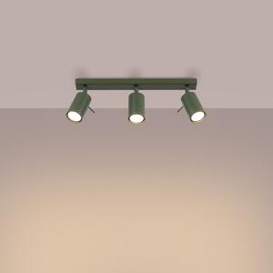 Stropna lampa RING 3L maslinasto zelena