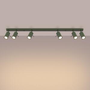 Stropna lampa RING 6L maslinasto zelena