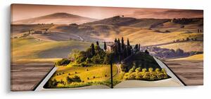 Slika krajolika u knjizi (120x50 cm)