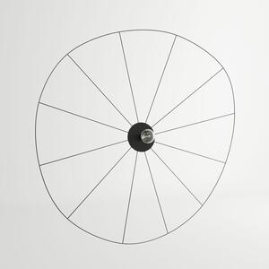 Zidna lampa / Stropna svjetiljka ESKOLA 70 Crna