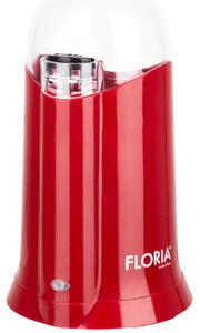 Floria ZLN3086/RD, mlin za kavu, spremnik 60g, snaga 200W, nož od nehrđajučeg skladišta, crveni