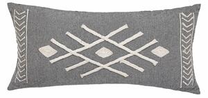 Sivi obostrani ukrasni jastuk LOFT