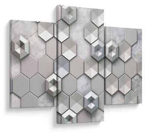 3D apstraktna slika (90x60 cm)