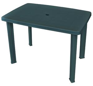 VidaXL Vrtni stol od plastike zeleni 101 x 68 x 72 cm