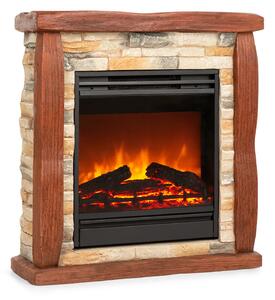 Klarstein Lienz, električni kamin, 1800 W, izgled kamena, Polystone, daljinski upravljač