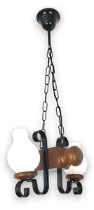 Brilagi - Luster na lancu RUSTIC 2xE14/40W/230V bukva/orah