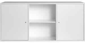 Bijela niska viseća komoda 133x61 cm Mistral – Hammel Furniture