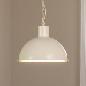 Argon Viseća svjetiljka Emoti, bež, 1 žarulja, Ø 38 cm, prigušiva, Bež, Dnevni boravak/blagovaonica, Metal