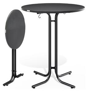 Casaria Sklopivi barski stol RAUL 110x80cm, sivi