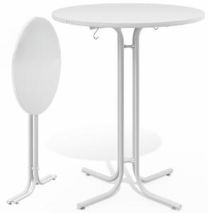 Casaria Sklopivi barski stol RAUL 110x80cm, bijeli