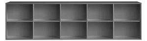 Antracitno siva viseća biblioteka 220x61 cm Mistral – Hammel Furniture