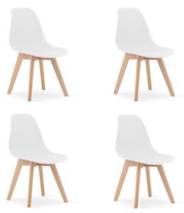 Set 4kom blagovaonskih stolica KITO bijelih